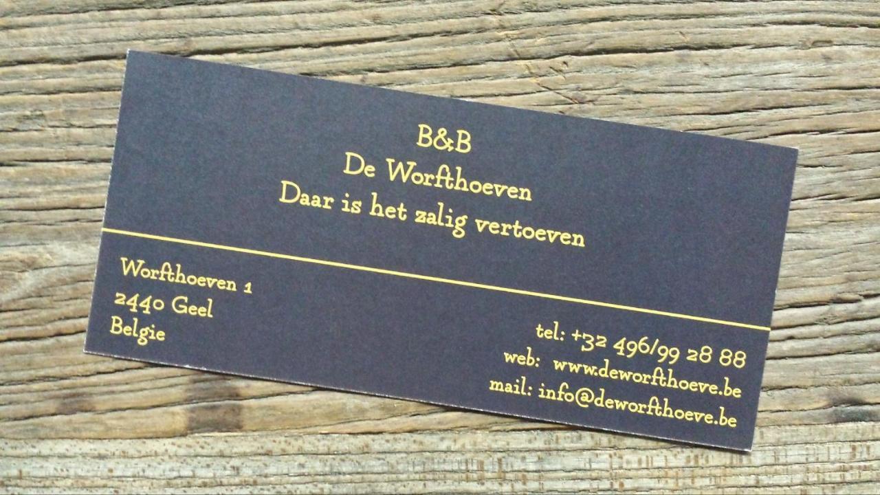 De Worfthoeve Bed & Breakfast Гел Екстериор снимка